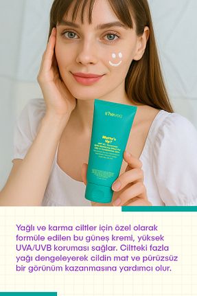 کرم ضد آفتاب صورت SPF 50 + SHE VEC - کد 930524625