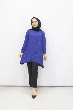 تونیک بنفش زنانه جین Armine TREND - کد 930524879