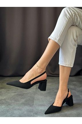 کفش پاشنه بلند کلاسیک مشکی زنانه چرم مصنوعی Zuum - کد 930500644