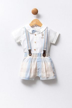 ست بالاتنه و پائین تنه سفید بچه گانه بافتنی U.S. Polo Assn. - کد 930507041