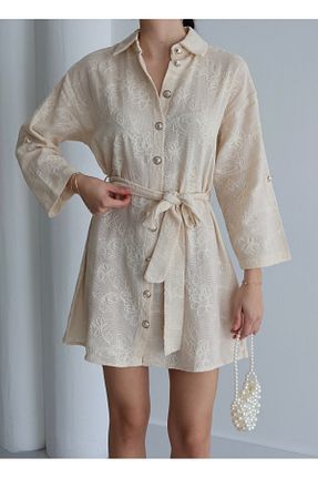 لباس بژ زنانه بافتنی LOISY - کد 930044985