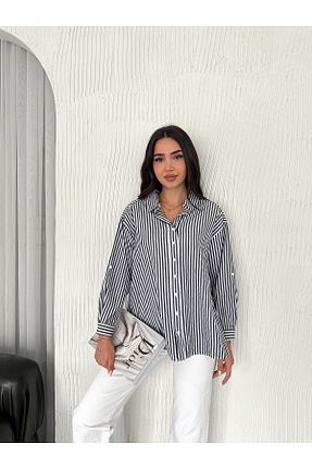 پیراهن مشکی زنانه گشاد SBL COLLECTİON - کد 930502039