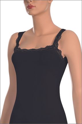 رکابی مشکی زنانه یقه مربعی NİSYVE - کد 855159130
