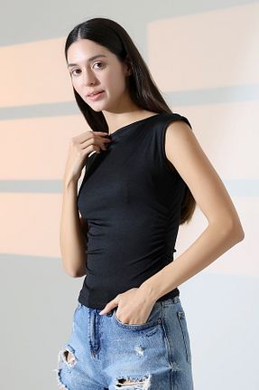 تیشرت مشکی زنانه اورسایز Endies - کد 930498059