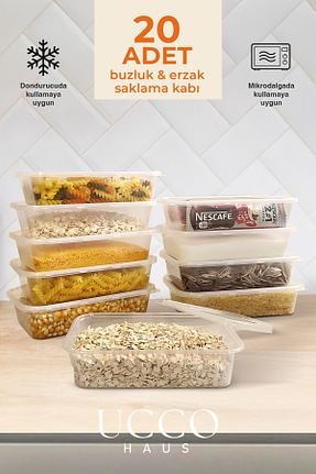 ظرف نگهداری سفید پلاستیک UCCO - کد 846887458