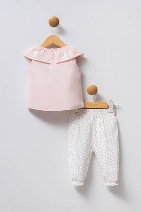 ست بالاتنه و پائین تنه صورتی بچه گانه بافتنی U.S. Polo Assn. - کد 930529376
