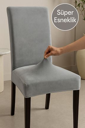 کاور صندلی طوسی HİG HOME - کد 634657806