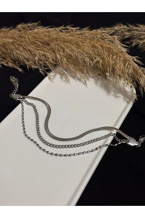 دستبند استیل (فولاد) سفید استیل (فولاد) İMRE - کد 930549666