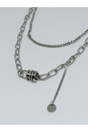 گردنبند استیل ( فولاد ) متالیک زنانه استیل (فولاد) mama india alaçatı - کد 930554107