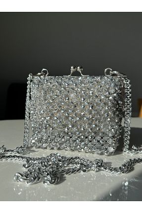 کیف دستی طوسی زنانه سایز متوسط begüm jewelery - کد 930555116