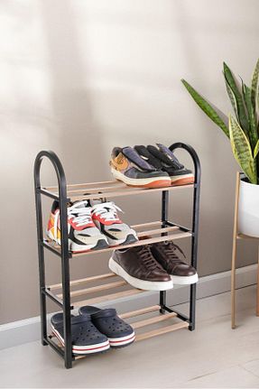 نظم دهنده کفش مشکی چوب Pazarika - کد 930556671