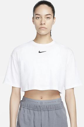 تیشرت اسپرت سفید زنانه گشاد Nike - کد 930561631