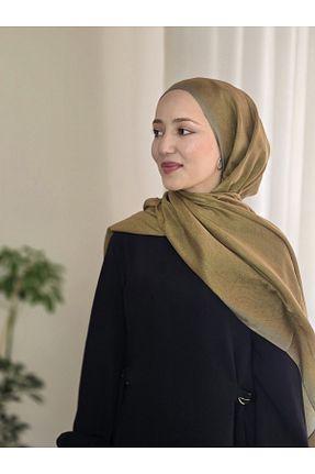 شال سبز زنانه پنبه ای vertu scarfs - کد 921844245