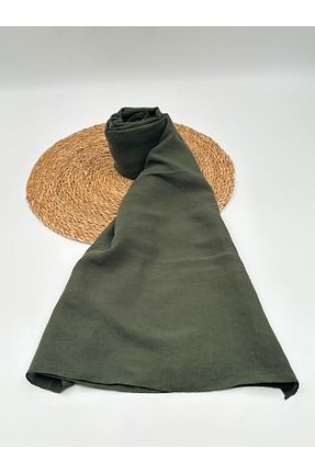 شال خاکی زنانه پنبه ای ipekhane - کد 930629347