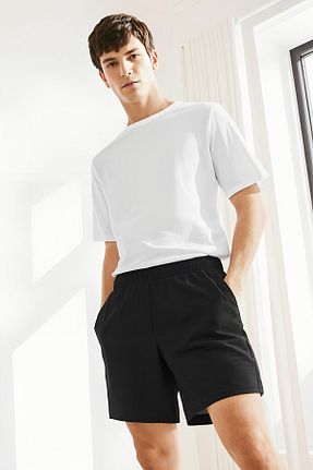 پائین تنه راحتی مشکی مردانه پنبه - الاستین Elemge - کد 928911226