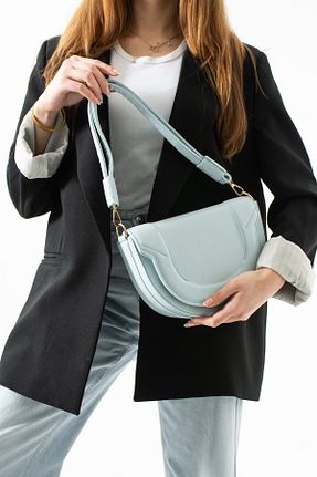 کیف دوشی آبی زنانه چرم مصنوعی Night - کد 930642392