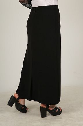 دامن سایز بزرگ مشکی زنانه پارچه Butik - کد 330139827