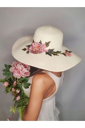 کلاه نباتی زنانه حصیر Senbeno Design - کد 930682963
