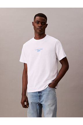 تیشرت سفید مردانه رگولار Calvin Klein - کد 930840062