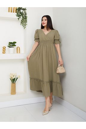لباس خاکی زنانه بافتنی ABOUT US - کد 928063188