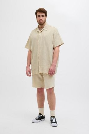 پیراهن سرمه ای مردانه سایز بزرگ Jack & Jones - کد 926747937