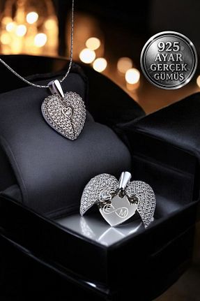 گردنبند نقره سفید زنانه 925 عیار Mimodish - کد 929909557