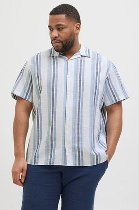 پیراهن آبی مردانه Relaxed Jack & Jones - کد 928229258