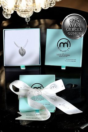 گردنبند نقره سفید زنانه 925 عیار Mimodish - کد 929909557