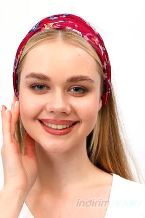 باندانا زرشکی پنبه ای indirimsepeti - کد 117093867