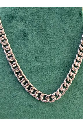 گردنبند استیل ( فولاد ) طوسی مردانه استیل ضد زنگ Çelik - کد 930758654