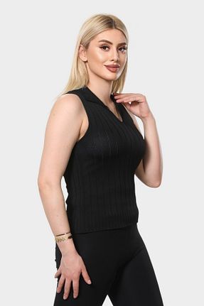 تیشرت مشکی زنانه اسلیم فیت NEWCO - کد 930890155