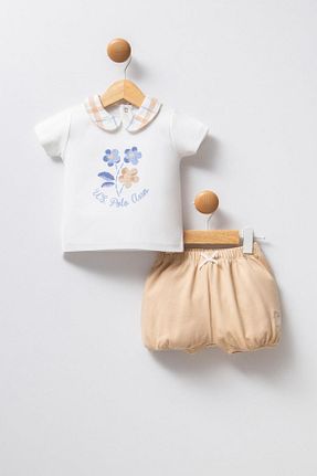 ست نوزادی سفید بچه گانه پنبه ای U.S. Polo Assn. - کد 930917674