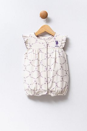 ست بالاتنه و پائین تنه سفید بچه گانه بافت U.S. Polo Assn. - کد 930896297