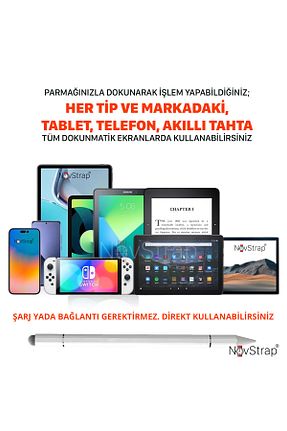 قلم تبلت سفید NovStrap - کد 824225094