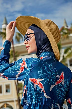 کلاه قهوه ای زنانه حصیر Remsa Mayo - کد 704399702