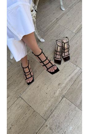 کفش استایلیتو مشکی پاشنه نازک by emine eren emotion shoes - کد 930939719