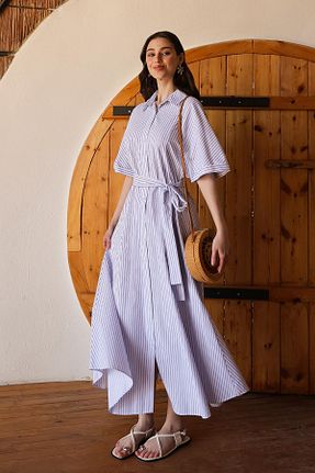 لباس حجاب سفید زنانه اورسایز Olcay - کد 930228098