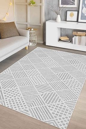فرش طوسی قابل شستشو Decomia Home - کد 930849987