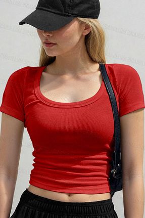 بلوز قرمز زنانه ساده Teenage Millionaire - کد 809702215
