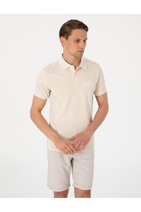 پولوشرت بژ مردانه %100 پنبه Pierre Cardin - کد 930888773