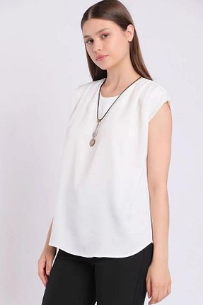 بلوز نباتی زنانه ساده DPARİS - کد 930877795