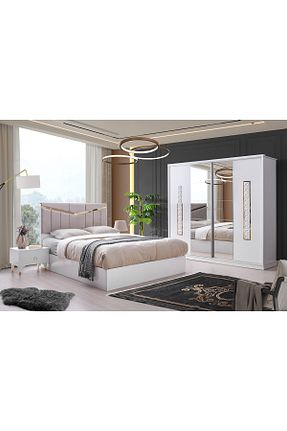 ست اتاق خواب سفید Sürgülü AYDINEV - کد 930871227
