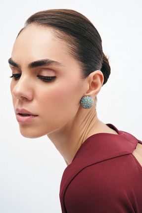 گوشواره جواهر طلائی زیرکن Mon Reve - کد 692054319