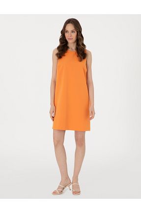لباس نارنجی زنانه بافتنی Pierre Cardin - کد 930868968