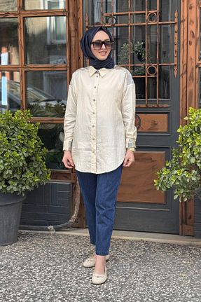 شلوار حجاب سرمه ای زنانه %100 پنبه Kayra - کد 930895631