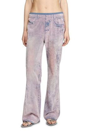 شلوار بنفش زنانه جین Diesel - کد 930890011