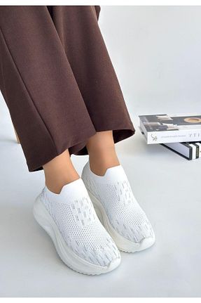 کفش اسنیکر سفید زنانه تریکو Nil Shoes - کد 930884099