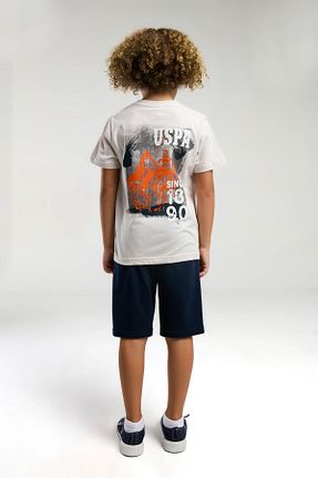 ست بالاتنه و پائین تنه بژ بچه گانه بافتنی U.S. Polo Assn. - کد 930991154