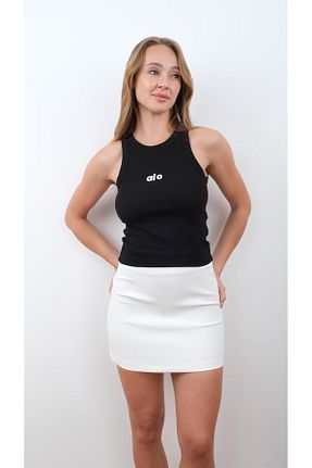 دامن سفید زنانه پلی استر Miapiashop - کد 930938615
