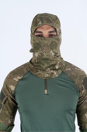 کلاه پشمی خاکی مردانه پنبه ای BİKATEX - کد 815359955